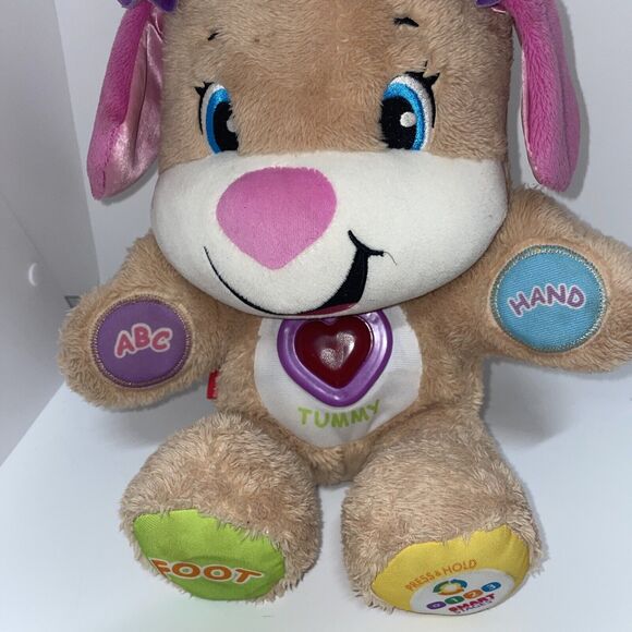 Fisher-Price - Laugh & Learn Smart Stages Plush Sis The Puppy Toy - Fun Learning - Picture 6 of 7